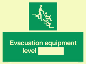 Evacuation equipment level